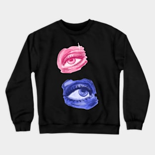 paintings of eyes Crewneck Sweatshirt